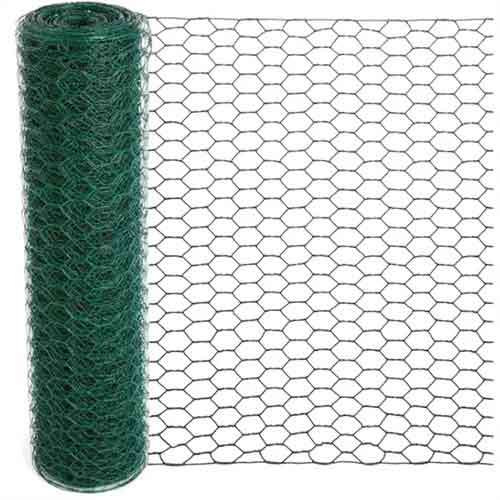 Lowest Price Factory PVC Coating Hexagonal Wire Mesh For Fence Or Bird Cage Chicken Wire Mesh Roll