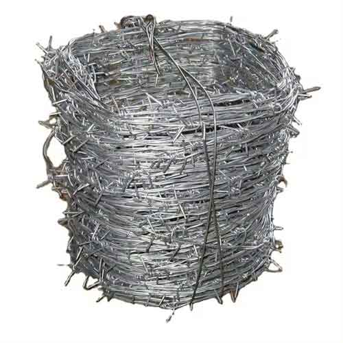 1.6mm 300m high tensile strength hot dipped galvanized barbed wire coil